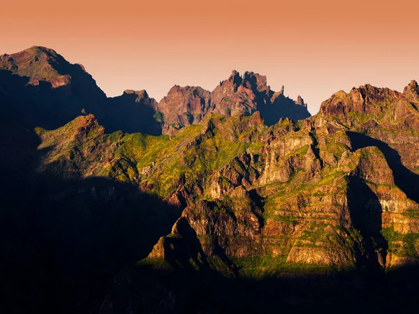 Pico Arieiro 1818 Meter Hög Madeiras Tredje Högsta Topp Portugal — Stockfoto