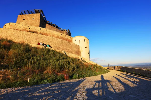 Deva Fortress Built Mid Thirteenth Century Top Fortress Hill Place — Stock Photo, Image