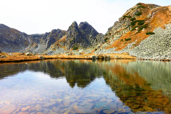 Alpská Podzimní Krajina Národním Parku Retezat Rumunsko Evropa — Stock fotografie