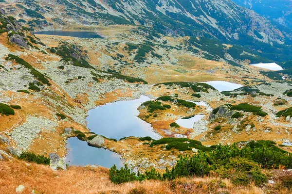 Αλπικό Φθινοπωρινό Τοπίο Στο Εθνικό Πάρκο Retezat Ρουμανία Ευρώπη — Φωτογραφία Αρχείου