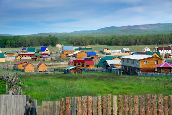 Khuzir Aldeia Ilha Olkhon Lago Baikal — Fotografia de Stock