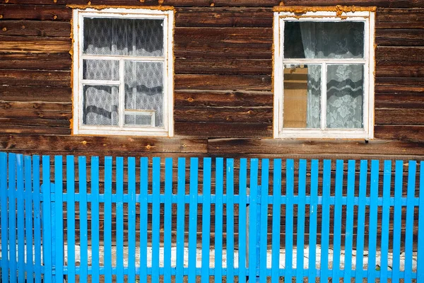 Arquitectura Del Pueblo Siberiano Isla Olkhon Lago Baikal — Foto de Stock