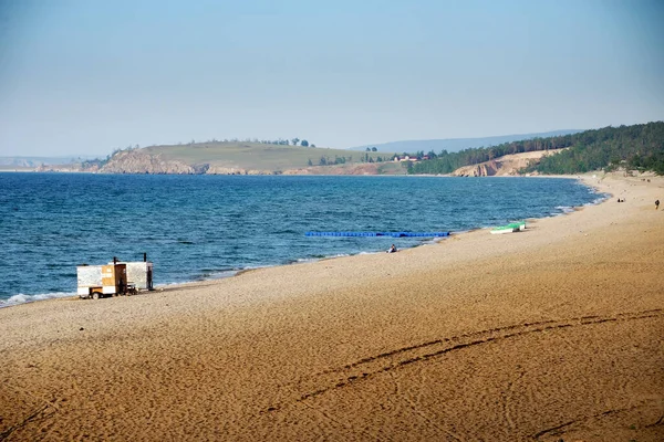 Paisagem Verão Lago Baikal Ilha Olkhon Federação Russa — Fotografia de Stock