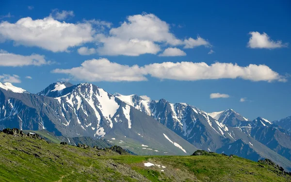 Altai Dağları Sibirya Rusya Federasyonu Ndaki Yaz Dağları Manzarası — Stok fotoğraf