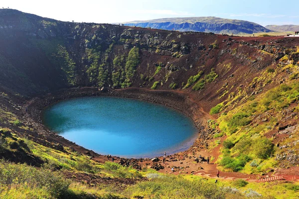 Вулканический Кратер Керид Исландии Европа — стоковое фото