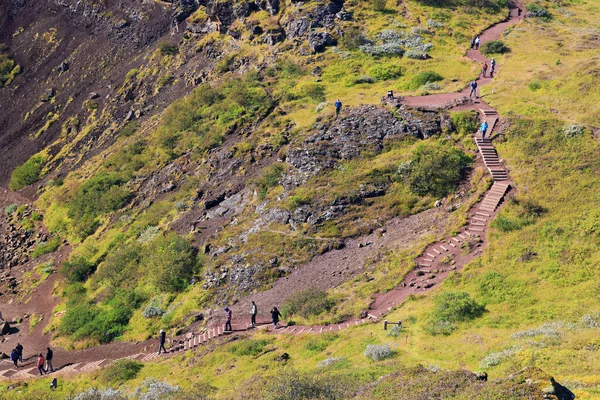 Вулканический Кратер Керид Исландии Европа — стоковое фото