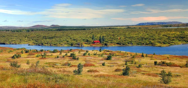 Typowy Krajobraz Icelandzki Europa — Zdjęcie stockowe
