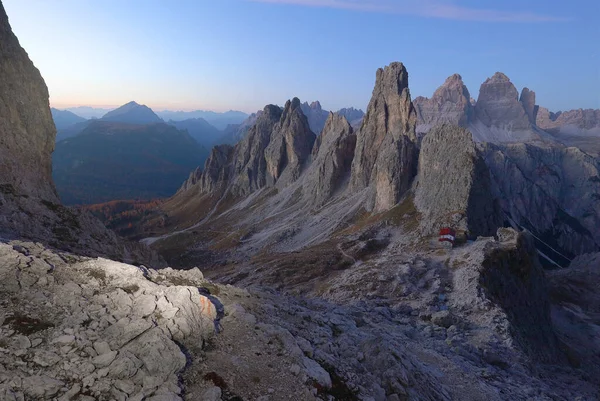 Krajobraz Alpejski Dolomitach Włochy Europa — Zdjęcie stockowe