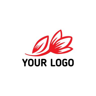 Eski stil yazı, kaligrafi. Word Tulip el ile kırmızı vektör Lale çizilmiş. Spa salonu veya çiçek dükkanı için logo