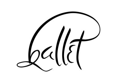 Eski stil yazı sözcüğün bale el çekilmiş.