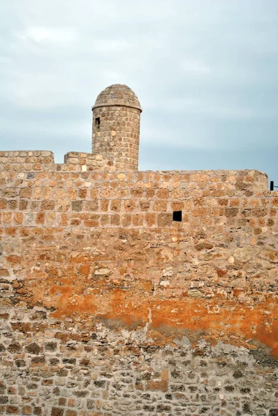 Bahrain National Castle Sunny Day Qal Bahrain Fort — Stock Photo, Image