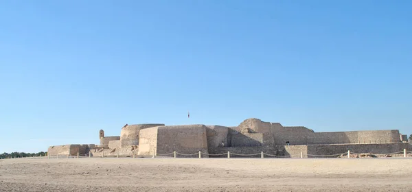 Castelo Nacional Bahrein Dia Ensolarado Qal Forte Bahrein — Fotografia de Stock