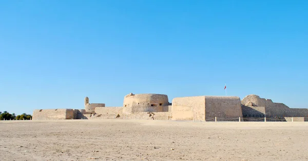 Castelo Nacional Bahrein Dia Ensolarado Qal Forte Bahrein — Fotografia de Stock