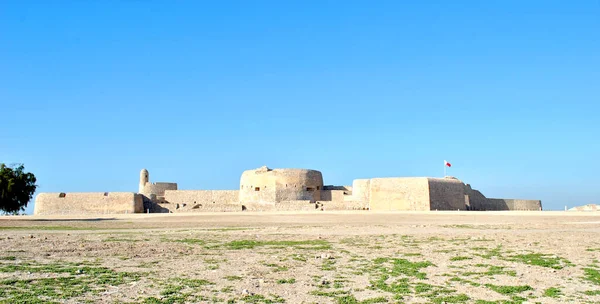 Castelo Nacional Bahrein Dia Ensolarado Qal Forte Bahrein — Fotografia de Stock