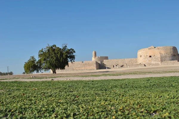 Bahrain National Castle Bei Sonnigem Wetter Qal Bahrain Fort — Stockfoto