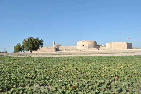 Bahreini Nemzeti Kastély Napsütéses Napon Qal Bahrain Erőd — Stock Fotó