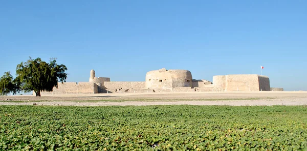 Bahrajn Národní Hrad Slunný Den Qal Bahrajn Pevnost — Stock fotografie