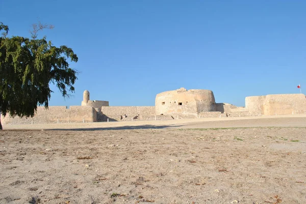 Castelo Nacional Bahrein Dia Ensolarado Qal Forte Bahrein — Fotografia de Stock