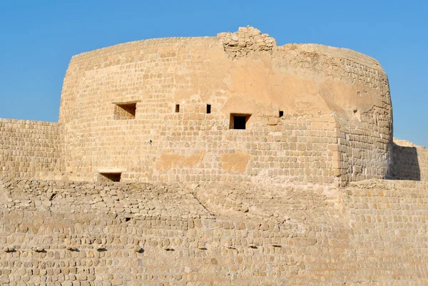 Château National Bahreïn Par Temps Ensoleillé Fort Qal Bahrain — Photo