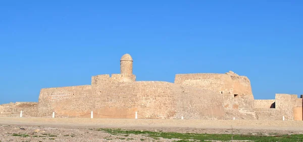 Castelo Nacional Bahrein Dia Ensolarado Qal Forte Bahrein — Fotografia de Stock