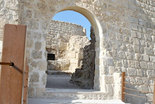 Bahrain National Castle Bei Sonnigem Wetter Qal Bahrain Fort — Stockfoto