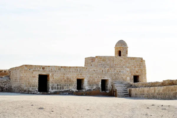 Castello Nazionale Del Bahrein Nella Giornata Sole Forte Qal Bahrein — Foto Stock