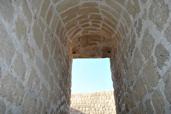 Bahrein Nationaal Kasteel Zonnige Dag Qal Bahrain Fort — Stockfoto