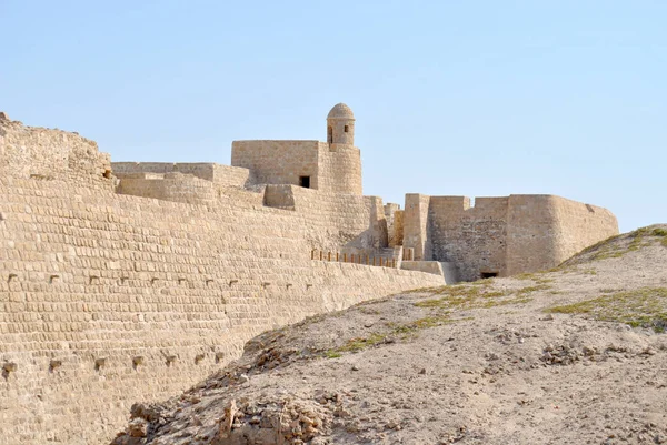 Château National Bahreïn Par Temps Ensoleillé Fort Qal Bahrain Photo De Stock
