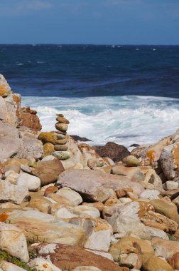 Güzel manzara, Ümit Burnu, Güney Afrika.