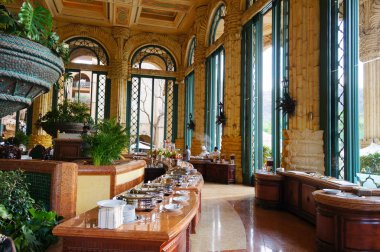 Lüks Sun City sarayda kahvaltı için güzel Restoran.