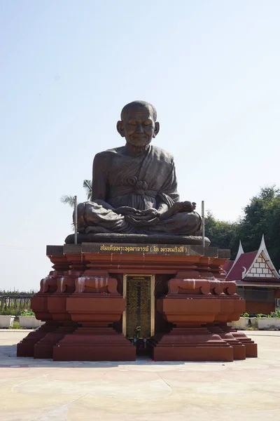 Phra Buddhacharn Toh Phomarangsi，在泰国和尚佛像 — 图库照片