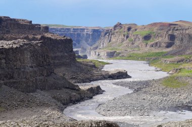 Kuzeydoğu İzlanda'daki Dettifoss.