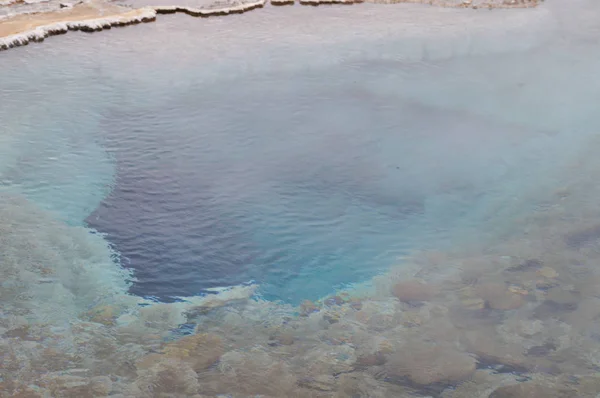 Beautiful and colorful geothermal geysir, Iceland. — Stock Photo, Image