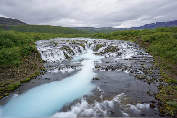 Όμορφο καταρράκτη Bruarfoss, Ισλανδία — Φωτογραφία Αρχείου