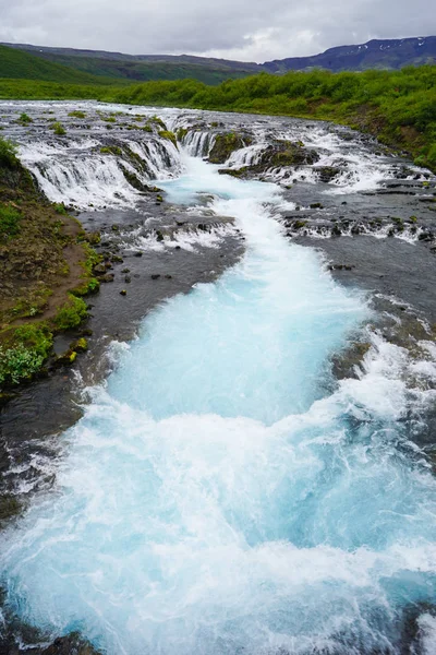 Όμορφο καταρράκτη Bruarfoss, Ισλανδία — Φωτογραφία Αρχείου