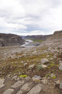 Kuzeydoğu İzlanda'daki Dettifoss.