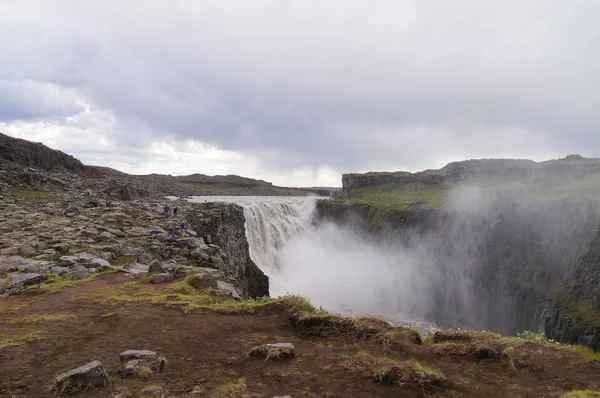 Dettifoss nel nord-est dell'Islanda . — Foto Stock