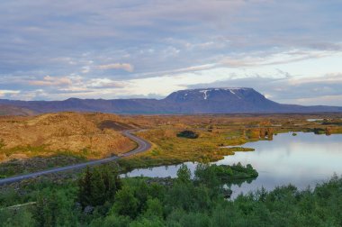 İzlanda Merkez dağlık bölgelerde yer alan bir caldera Askja olduğunu