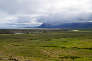 İzlanda 'nın güzel manzarası.