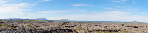 Lago Myvatn de manhã, Islândia — Fotografia de Stock