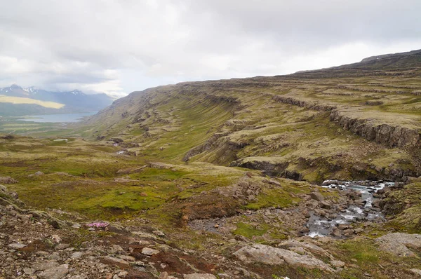 Prachtig uitzicht in de zomer, IJsland — Stockfoto