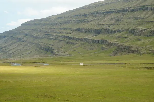 여름, 아이슬란드에에서 아름 다운 보기 — 스톡 사진