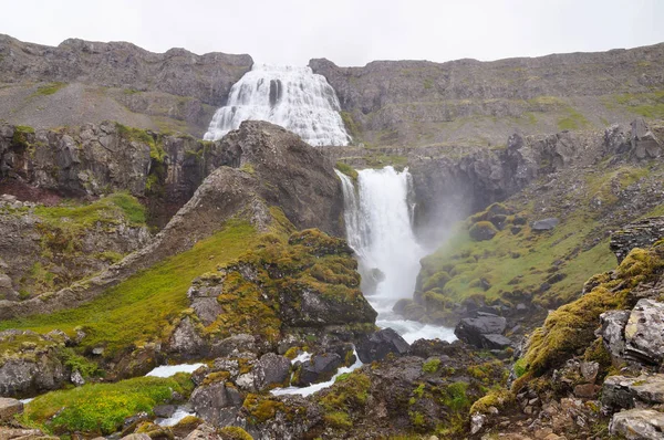 アイスランドの美しい Dynjandi の滝. — ストック写真