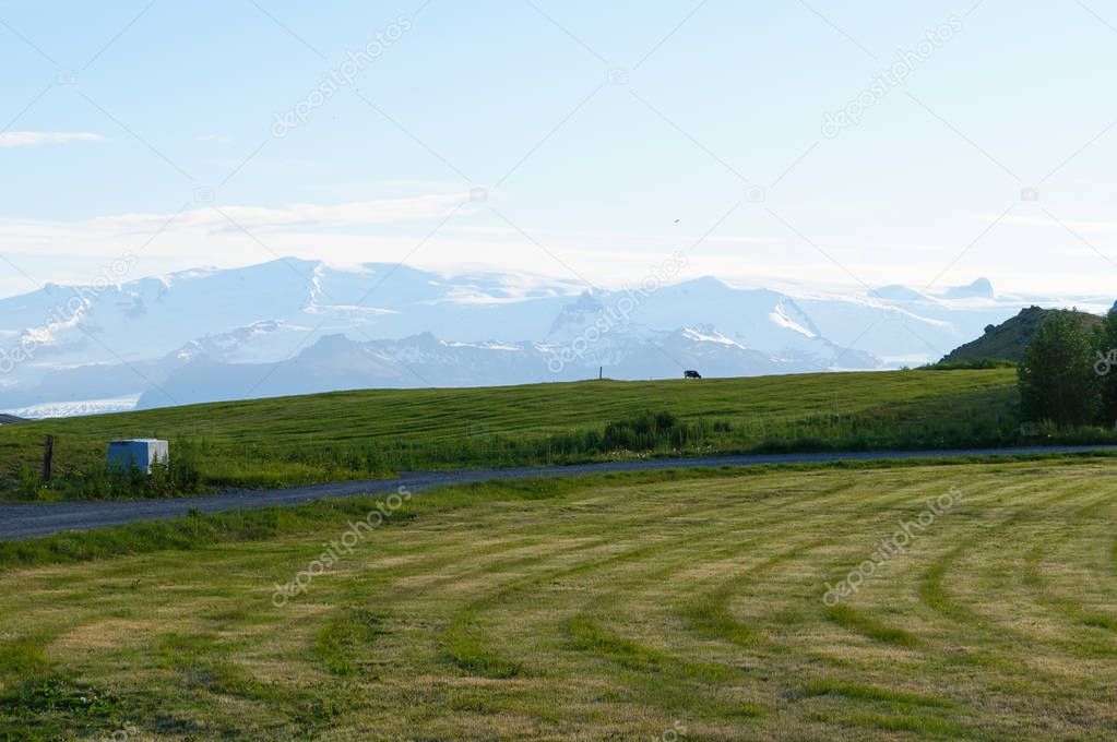Beautiful landscape in summer,Iceland.