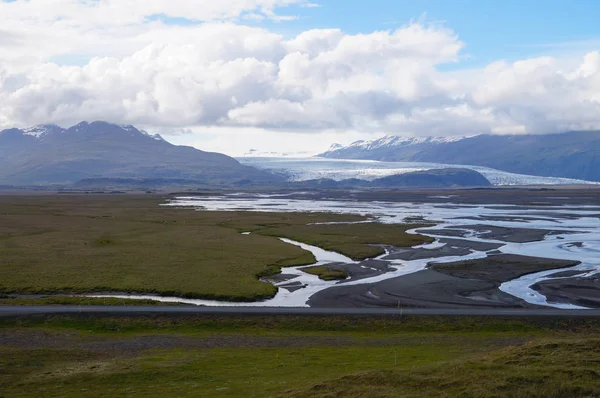 Vackert Landskap Sommaren Island — Stockfoto