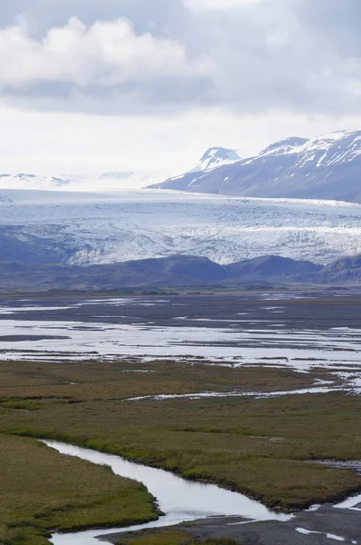 Vackra glaciären i Island. — Stockfoto