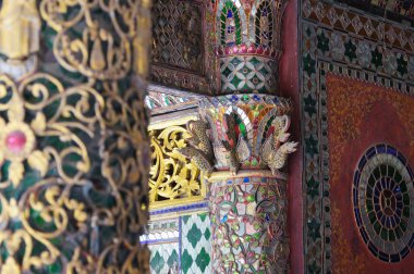 Wat Phra Kaew Don Tao, Lampang, Kuzey Thail güzel kutup