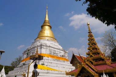 Güzel Wat Phra Kaew Don Tao, Lampang, Thailand.