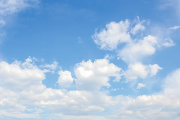 Weiße Wolken Blauen Himmel Hintergrund Textur Stockfoto