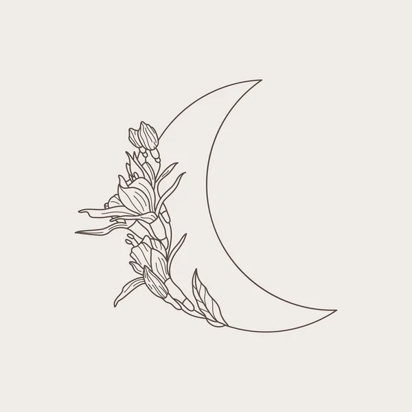 crescent moon village drawing